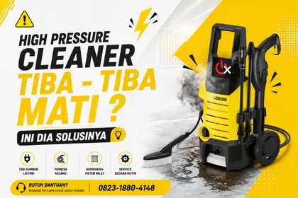 High Pressure Cleaner Tiba - Tiba Mati